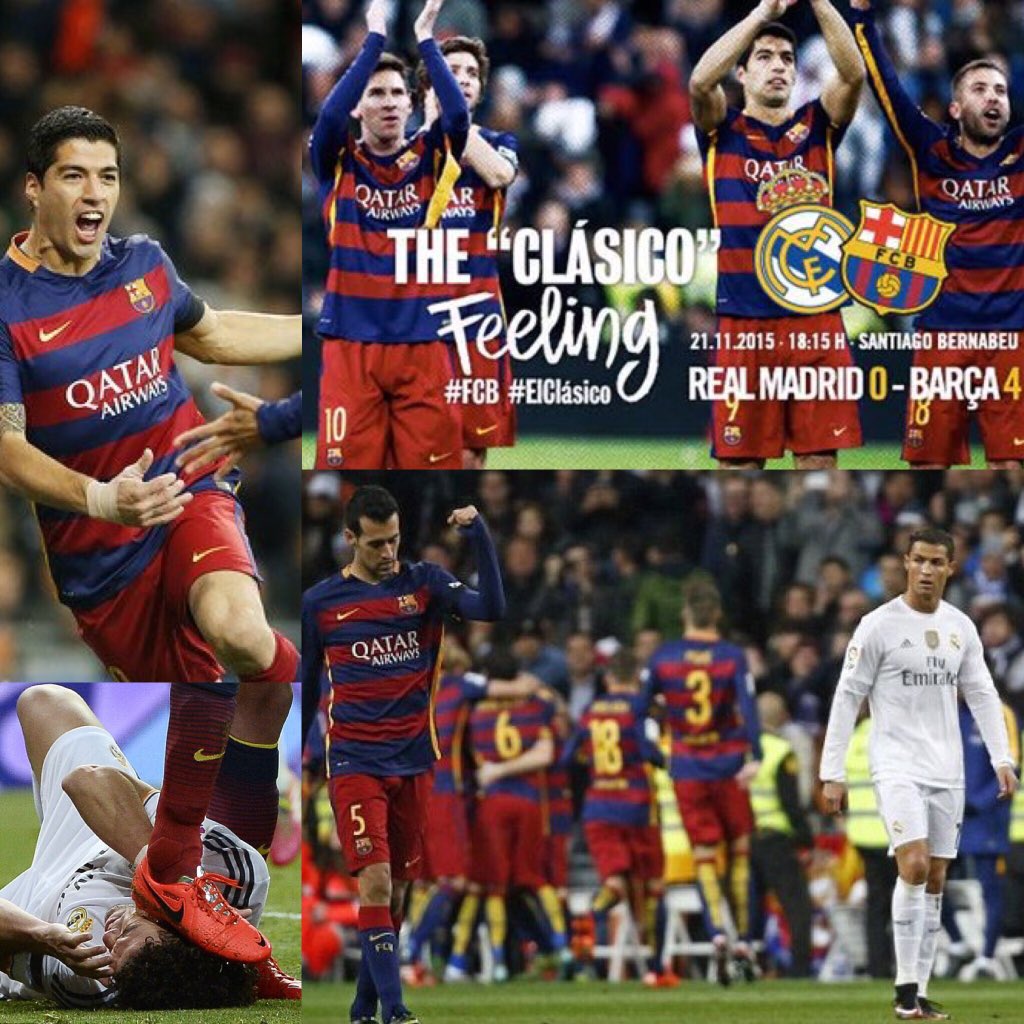 MdSafras's tweet photo. 👑fcbarcelona-4⚽️vs RealMadrid-0😭
Barcelona destroyed Real Madrid🙈 https://t.co/8AvFK9MAoy