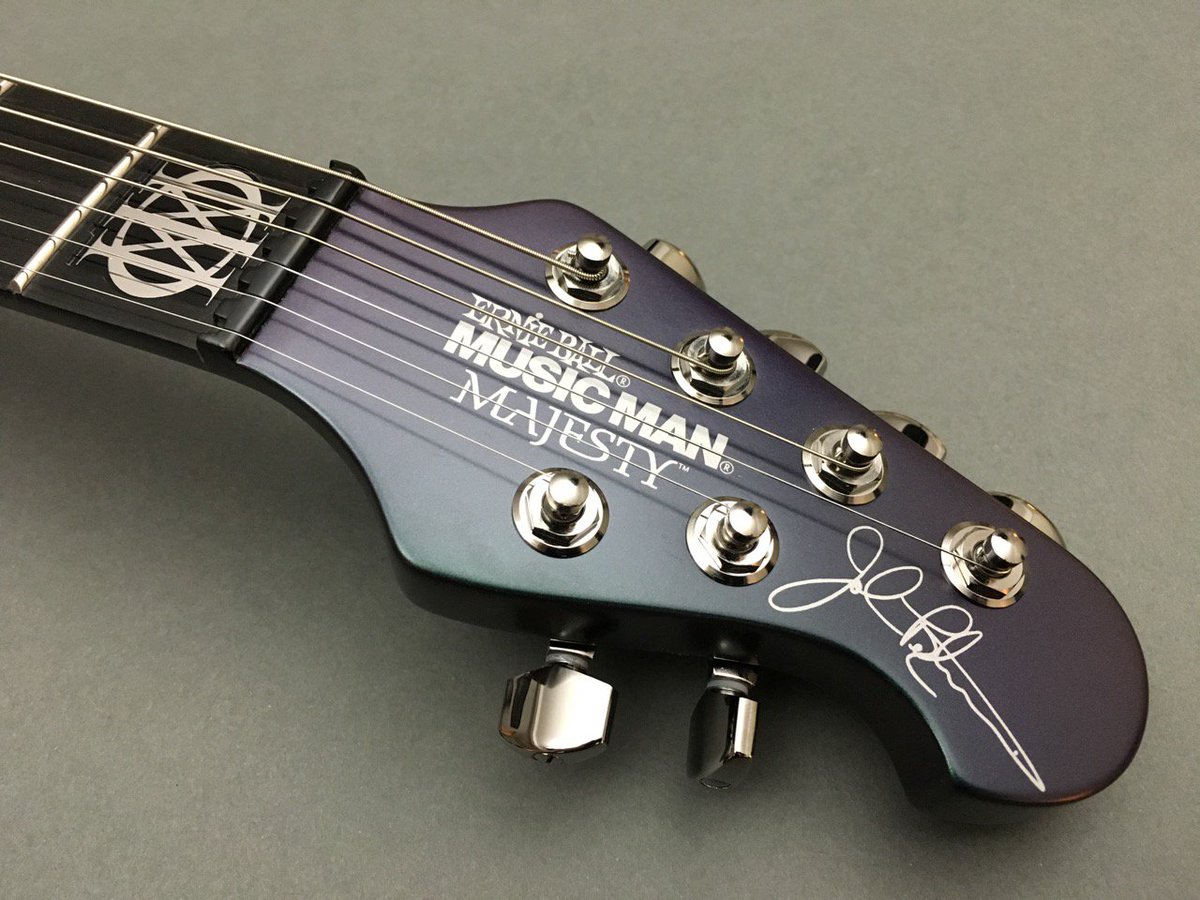 tonymacalpine's tweet image. Thank you to @JPetrucci for donating his signature @ErnieBall Majesty guitar to be auctioned for the #BenefitforTony
