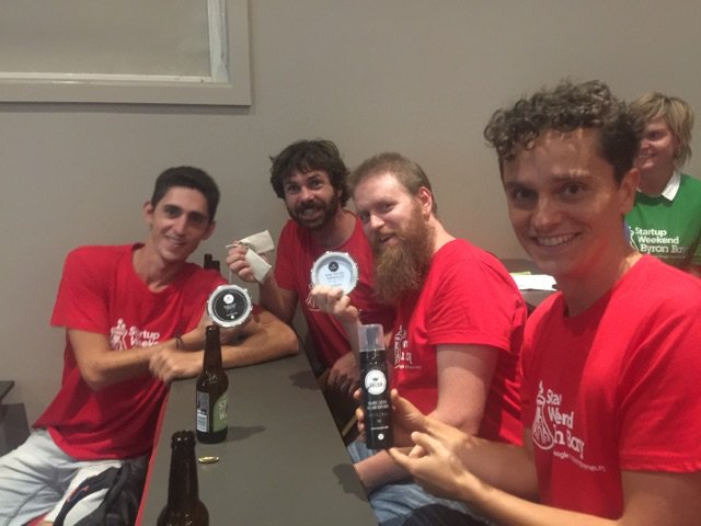 KimDawson's tweet photo. Looking good! Winners for best groomed at #startupbyron #gsb2015 https://t.co/lOu0Cpogrv