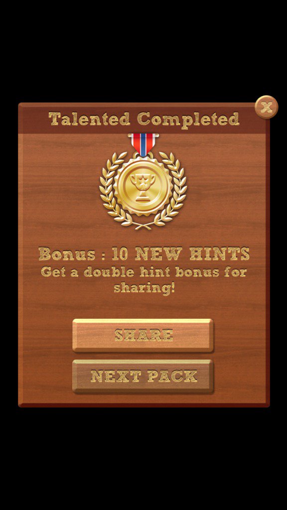 4jwenzel's tweet image. I just finished Talented pack in Words Crush!
Wake up your sleeping brain !
#wordscrush
onelink.to/wordscrush