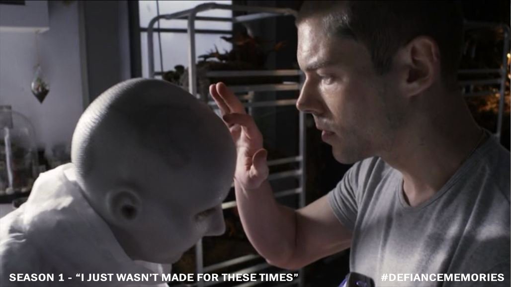 TopGunMB's tweet photo. "Your skin...it's softer than I expected..." #Defiance #DefianceMemories https://t.co/uPDugCHLgy