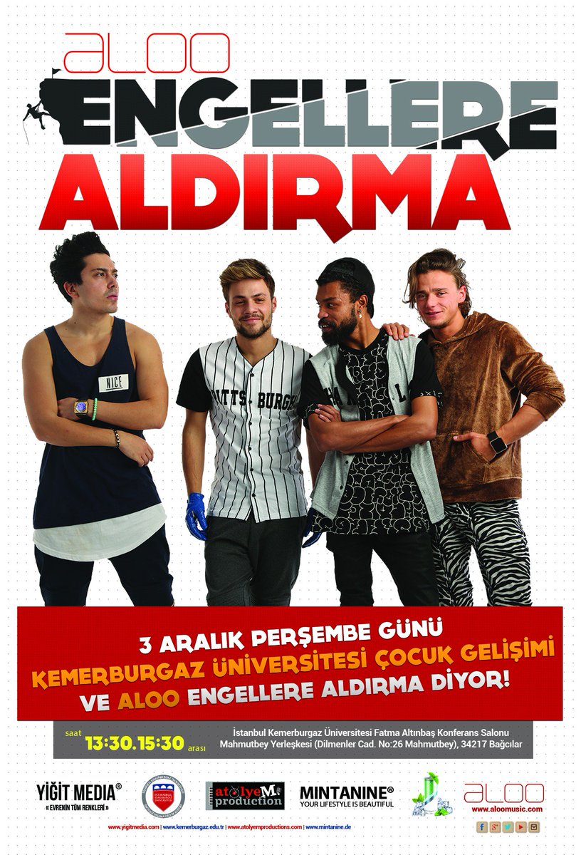 muziktenhaberle's tweet photo. Aloo Grubu, "Engellere Aldırma" Diyor ! https://t.co/G6LaKpFFIJ @AlooOfficial https://t.co/kQsCPPv017
