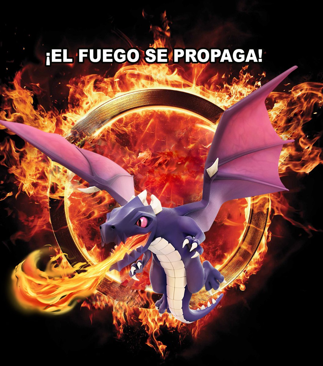 CocClanManager's tweet photo. ¡El fuego se propaga! #SinsajoElFinal #CoC. @ClashofClans @SinsajoCol https://t.co/rlVvwylA3q