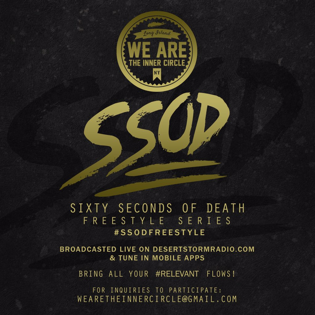 Chad_Law's tweet photo. First #SSODFreestyle taking place today at 5:30 PM on https://t.co/fDw0EoTuDy #WeAretheInnerCircle! https://t.co/uT1lCUqjWW