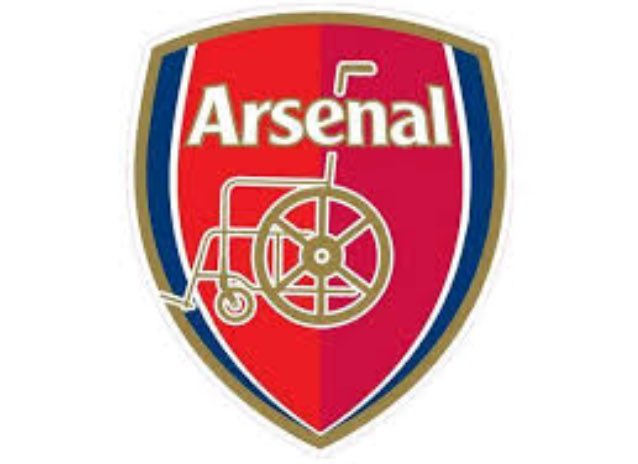 ClassofBergkamp's tweet photo. New Arsenal logo be like.... https://t.co/9oCFBHGPl5