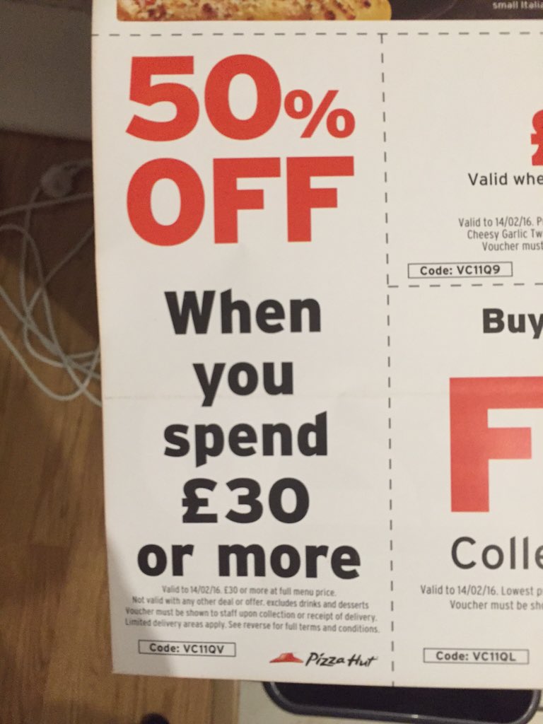 blueboy998's tweet photo. @pizzahutdeliver tried ordering online &amp; calling. Was told only off pizza, does not state this, confused? https://t.co/tEDDldEjMa