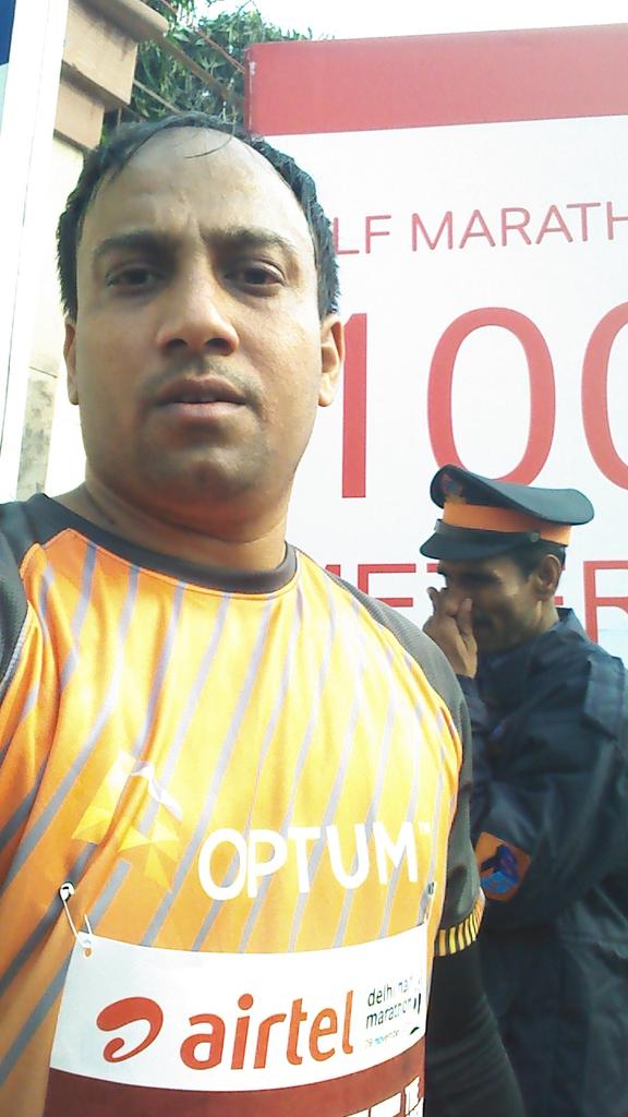 hemantbaghel81's tweet photo. Feeling good after finishing Delhi Great Run (#adhm2015). https://t.co/xUHCInu18p
