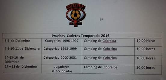 Pruebas de Cadetes Temporada 2016 en Calama y Santiago. CU_9SGTWsAE43oB