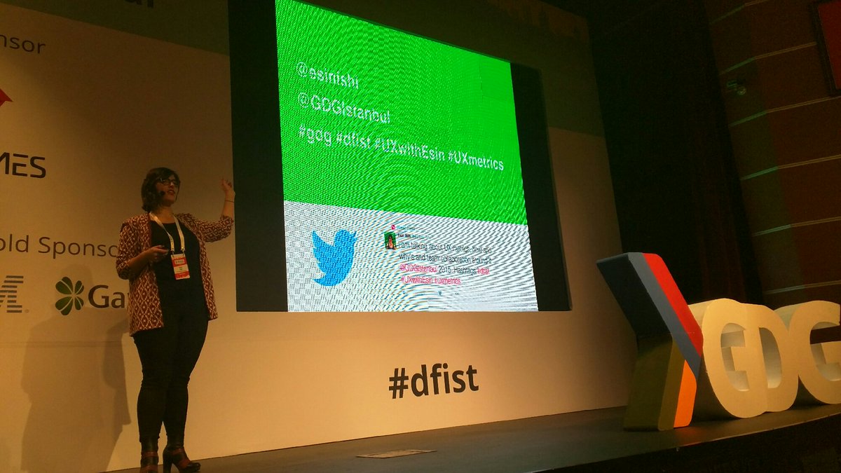 GDGIstanbul's tweet image. #UXMetrics talk by @esinishi is happenning in Istanbul Room.