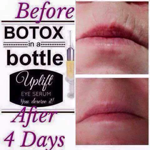 liddlee's tweet image. Uploft eye surum look at the difference its amazing it working in just seconds 
youniqueproducts.com/lovemakeup