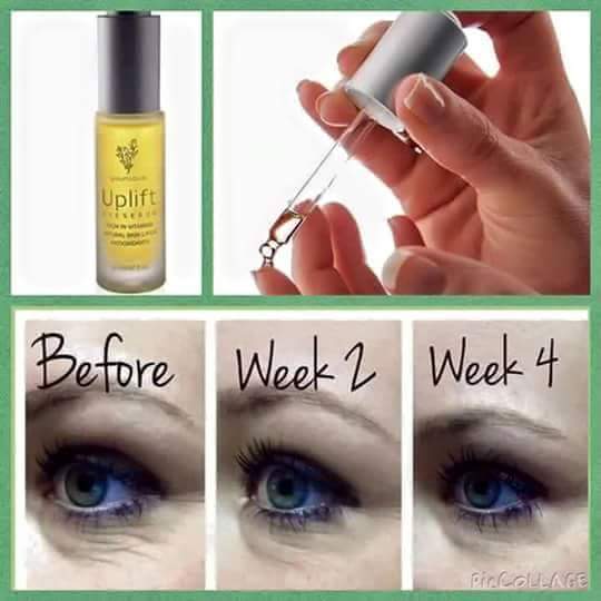 liddlee's tweet image. Uploft eye surum look at the difference its amazing it working in just seconds 
youniqueproducts.com/lovemakeup