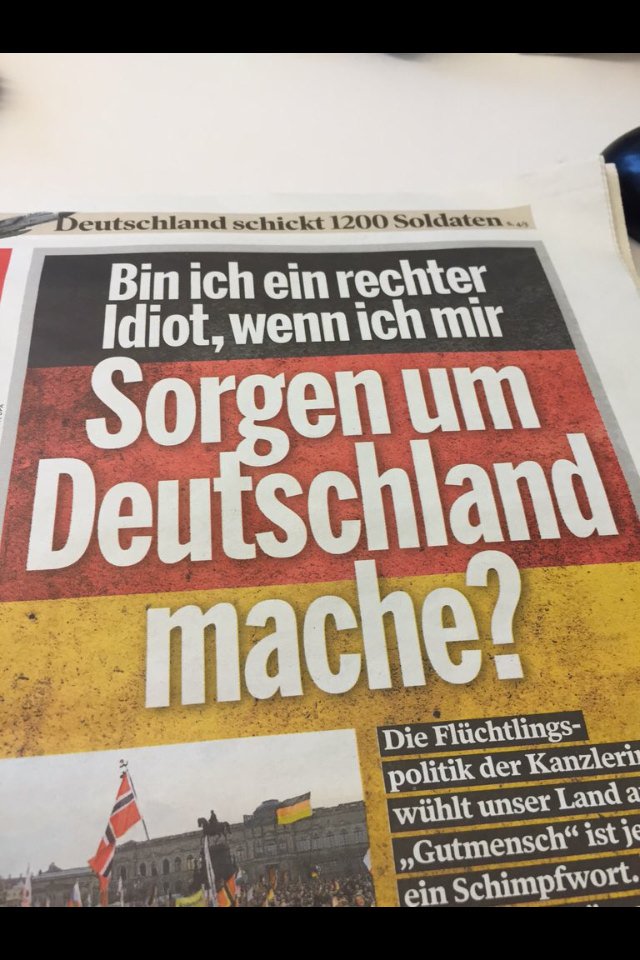 KurvenMann's tweet photo. Bin ich ein echter Idiot, wenn ich die #Bild Zeitung lese? https://t.co/vhFliNVDtT