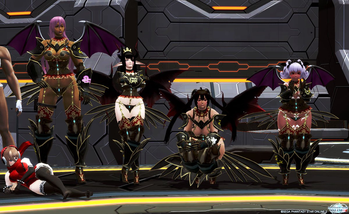 水銀 Na Twitteru やったぜプチ悪魔集会だ Pso2 ムチムチ娘集会 T Co Rmqr1hfroy