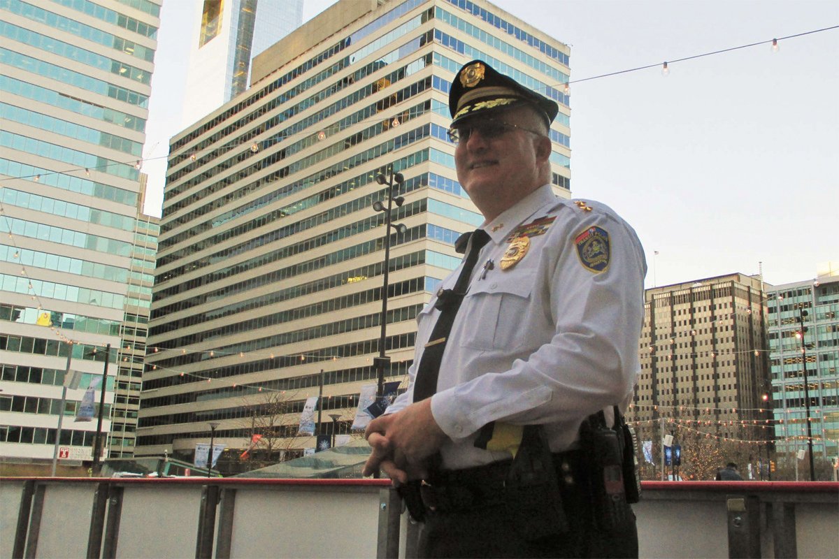 PhillyInquirer's tweet photo. SEPTA police chief @tnestel3 an unlikely Twitter star https://t.co/G5YuJenC4b https://t.co/7NPgP4MTxl