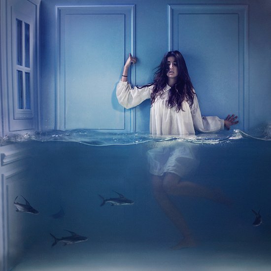 ukphotoshow's tweet photo. To create incredible, dreamlike images, @larazankoul filled a tank with water and used live fish for her shoot #potd https://t.co/fHmDsa2BGG