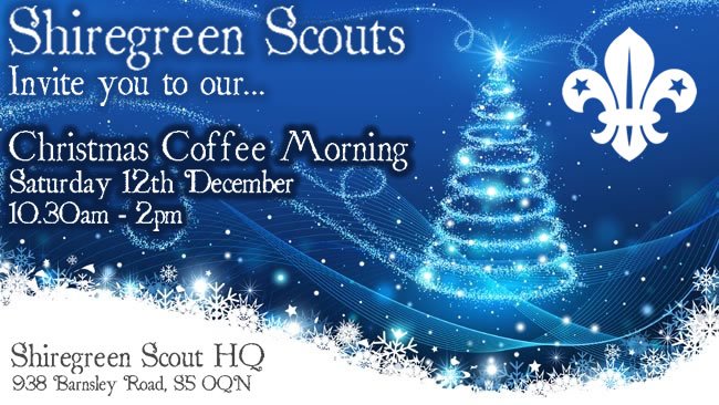 Come to our Xmas Coffee Morning!
Refreshments, food, books &amp; bric-a-brac stalls + activities &amp; Father Christmas!