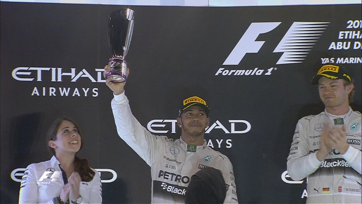 F1's tweet photo. MERCEDES POINTS TOTALS:

2014: 701
2015: 703

#AbuDhabiGP #F1Finale https://t.co/ybo2k2B3It