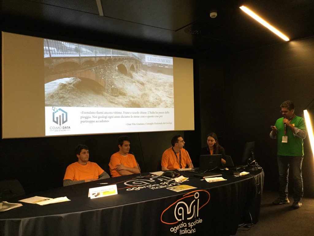 Spazi_Attivi's tweet photo. Il progetto #CosMODATA per la prevenzione dissesto idrologico #COSMOsmHack @ASI_spazio @telespazio @e-geos https://t.co/UW00hfkmSE