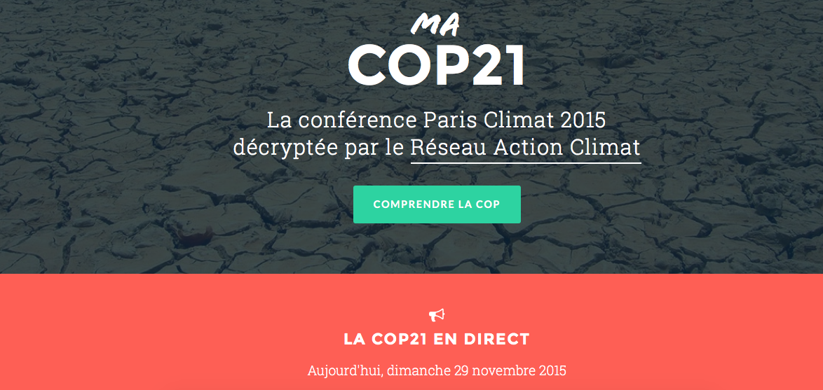 RACFrance's tweet image. #BREAKING 
Notre site macop21.fr a évolué, vous pouvez désormais suivre la #COP21 en direct avec nous
