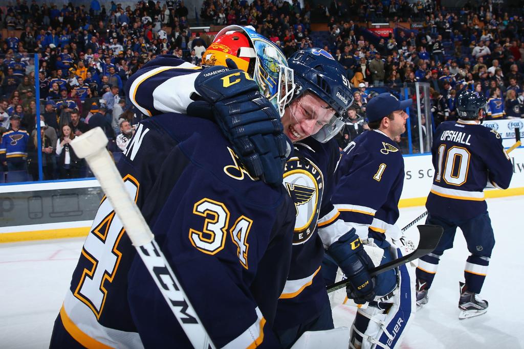 NHL's tweet photo. Thankful for their goalies. https://t.co/w5sIiQ3OMS