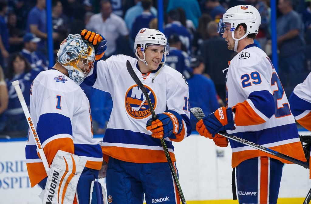 NHL's tweet photo. Thankful for their goalies. https://t.co/w5sIiQ3OMS