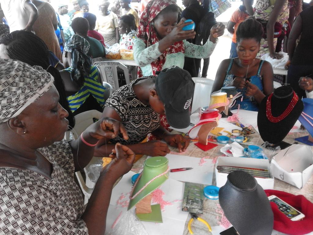 #ProjectDDD #Makoko Phase1 #BeadMaking #AnkaraCraft #SkillEmpowerment #AddingValueToLives #Nov29th