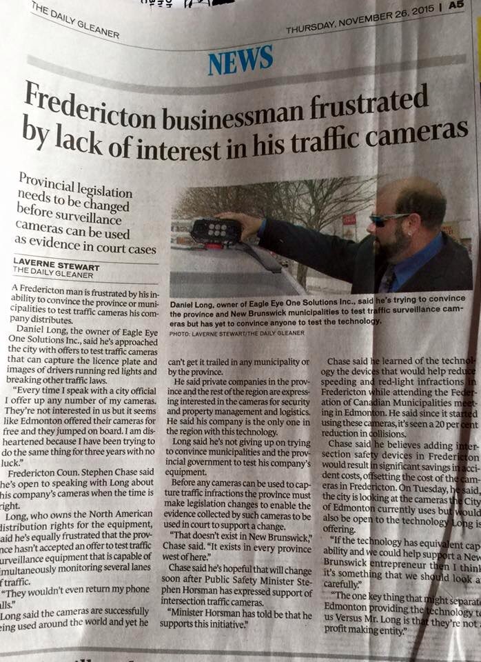 EEOSSecurity's tweet image. Reminding local and Government know we have been here and offered our services for free.#fredericton #safety #ALPR