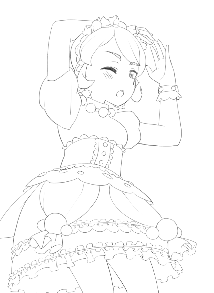 #絵描きさんの線画が見たい 