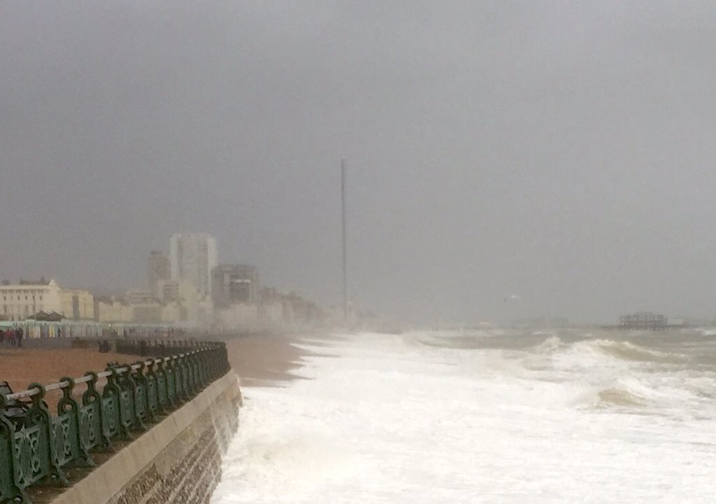 It is WILD on Hove seafront