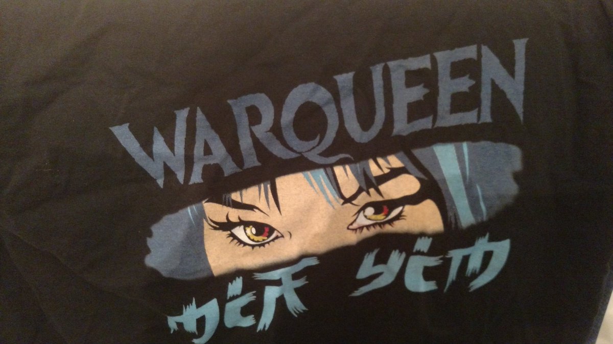 RCNightmare0's tweet photo. I'm Crazy about is War and blue things so go to @ProWrestlingTs and get your @JadeTNA Shirt today! #WarQueen https://t.co/UDUen3LZtX