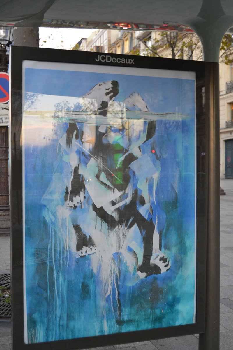 BrandalismUK's tweet photo. Have you seen these @billmckibben #brandalism have taken over ads in #Paris - No fossil fuels sponsors at #COP21 https://t.co/brwGpYUqsC