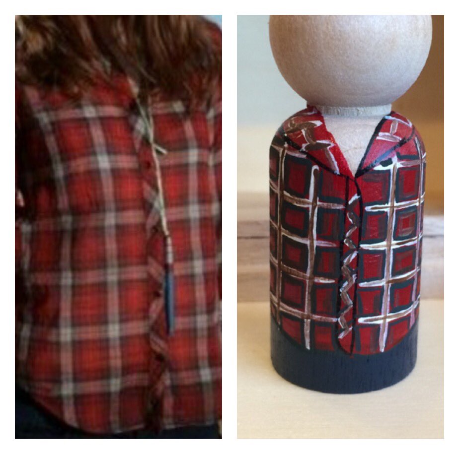 BeWitched23Shop's tweet photo. Working on #AmyPond from #doctorwho  plaid is hard,haha, but I think it's coming along nicely 😉 https://t.co/XbWSfgT1ax
