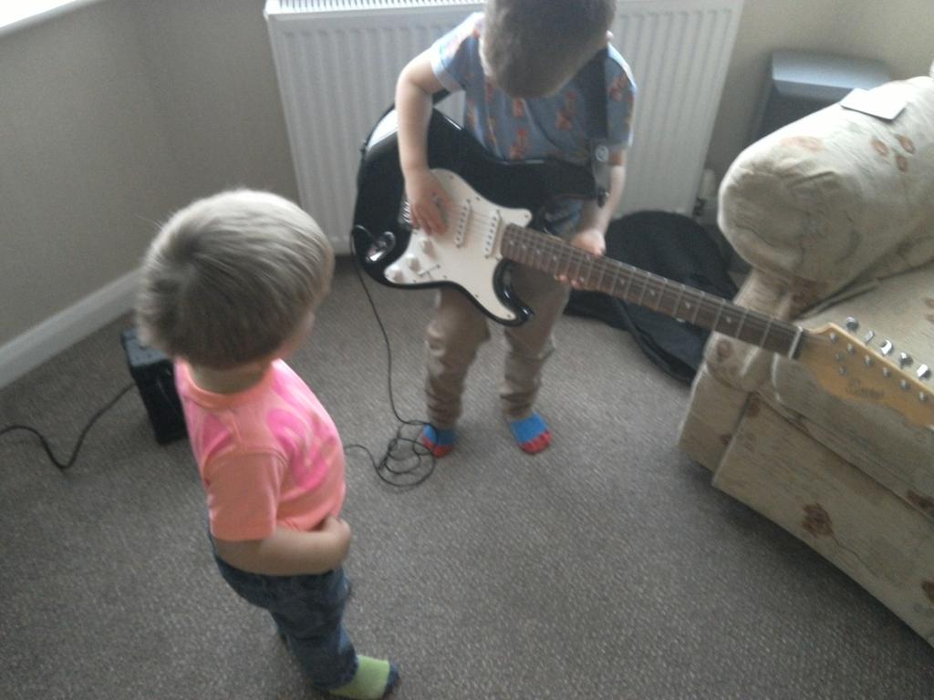 KerbsideAutoRep's tweet image. Start em young! Grandson Austin!