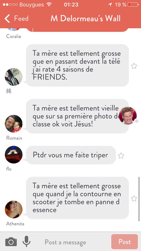 LesEnorasDuChat's tweet photo. @LesEnorasDuChat ACTION #BLAGUES sur l'appli de @Mdelormeau Merci a tous pour votre participation @mytriber #madapp https://t.co/JAcmTTD3GG