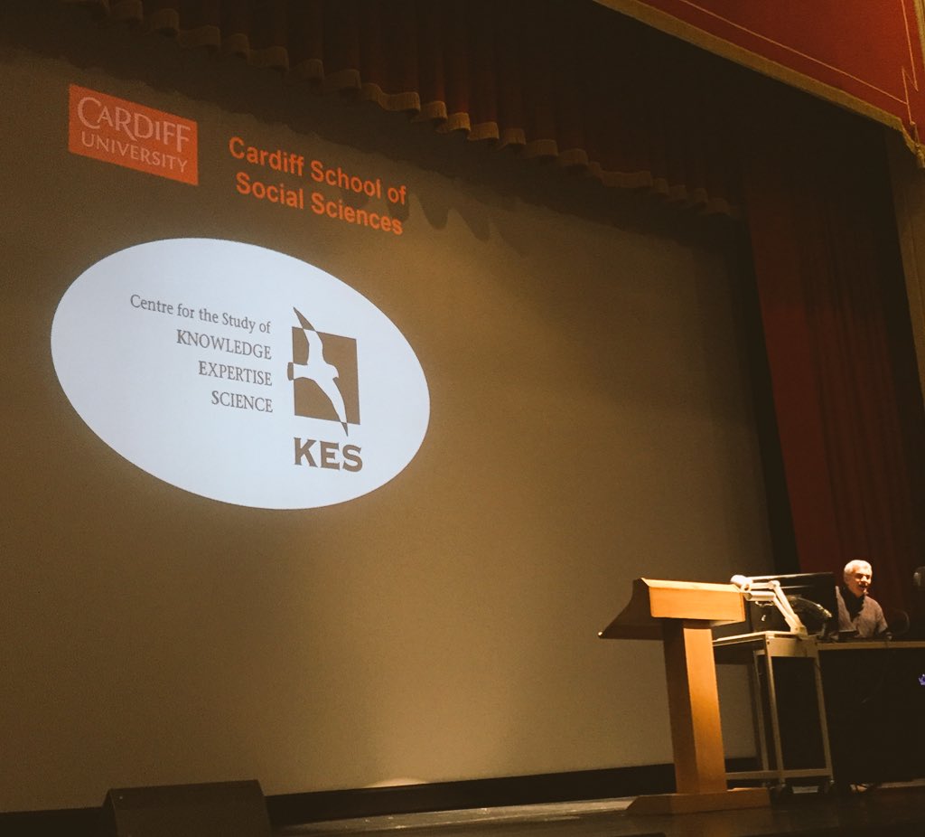 Einstein1915's tweet photo. Our final speaker: Prof Harry Collins @cardiffuni - #GeneralRelativity's Sociological Spin Offs #EL15 https://t.co/uopD40tac9