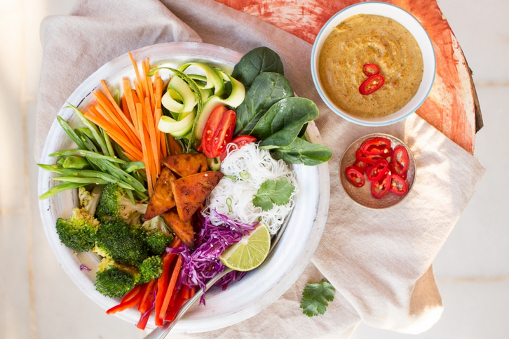 findingvegan's tweet photo. Indonesian gado-gado salad with spicy peanut sauce https://t.co/g1FTbF5O2U by @lazycatkitchen #gf #vegan https://t.co/0qFD5kDBiE