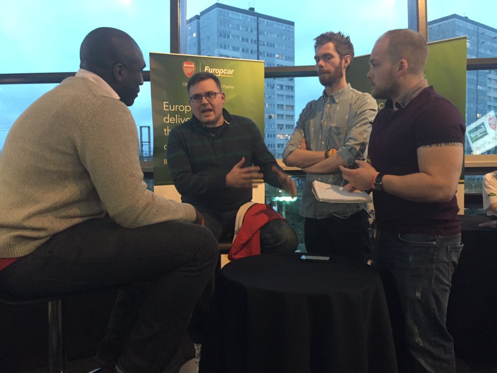 sol campbell goonersphere podcast arsenal emirates europcar