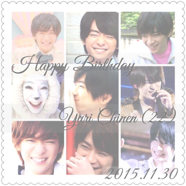 Happy Birthday  Yuri Chinen                                                                      
