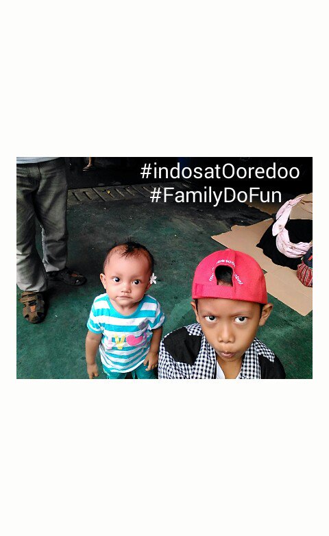Cakep mana hayoo ,, #indosatOoredoo #FamilyDoFun