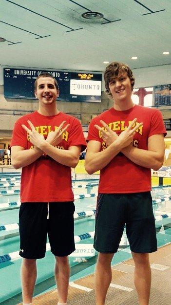DonBurtonH2O's tweet photo. Evan welcomes Eric to the 22 second club in the 50meter freestyle! Bring on the 100m  #goGMAC #H2OGRYPHS https://t.co/s7Rmjnt3TZ