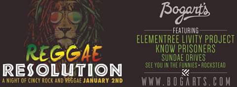 SundaeDrives's tweet photo. @LiveNation @BogartsShows @SundaeDrives @seethefunnies  @ElementreeLP @_Rockstead_ &amp; Know Prisoners on Sat, Jan 2nd https://t.co/phcQ0Dzl9a