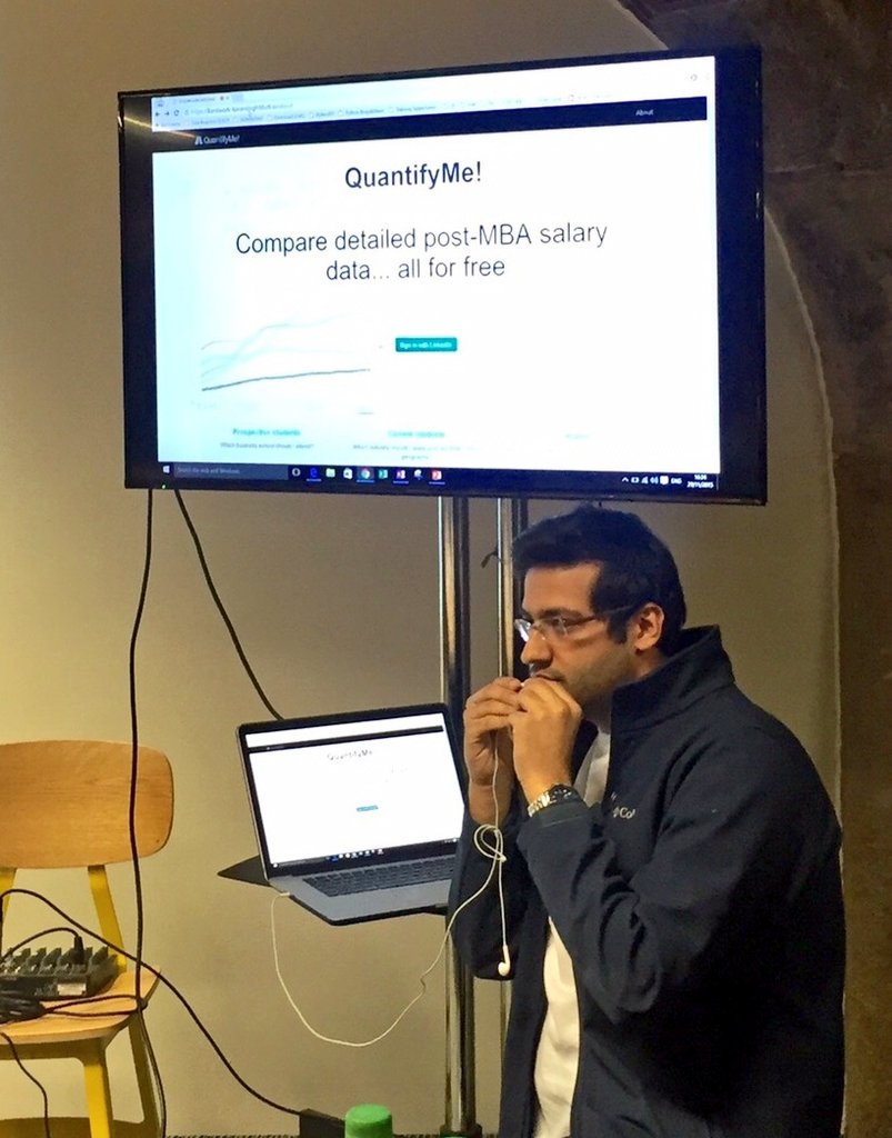 LBSHackathon's tweet photo. Karan "Who's da man?" Cortana "You're the man, Karan" ;) #machinewhisperer #lbshack2016 @cioccolata39 @karthiksuresh https://t.co/TeMSwzUfhA