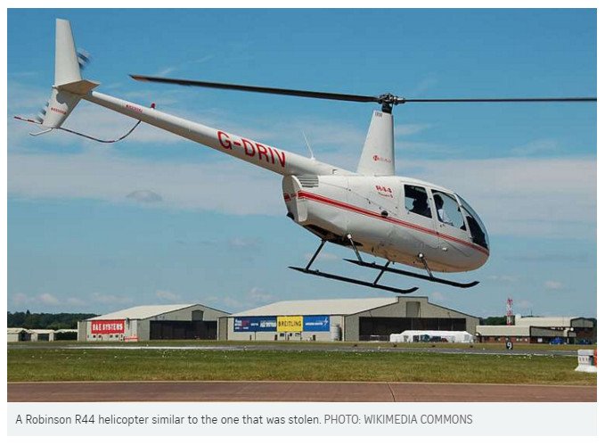 scharlab's tweet photo. Only in Brazil—Police hunt Santa Claus who stole São Paulo helicopter. https://t.co/hhIp33Bkzz https://t.co/lalutKmH0i