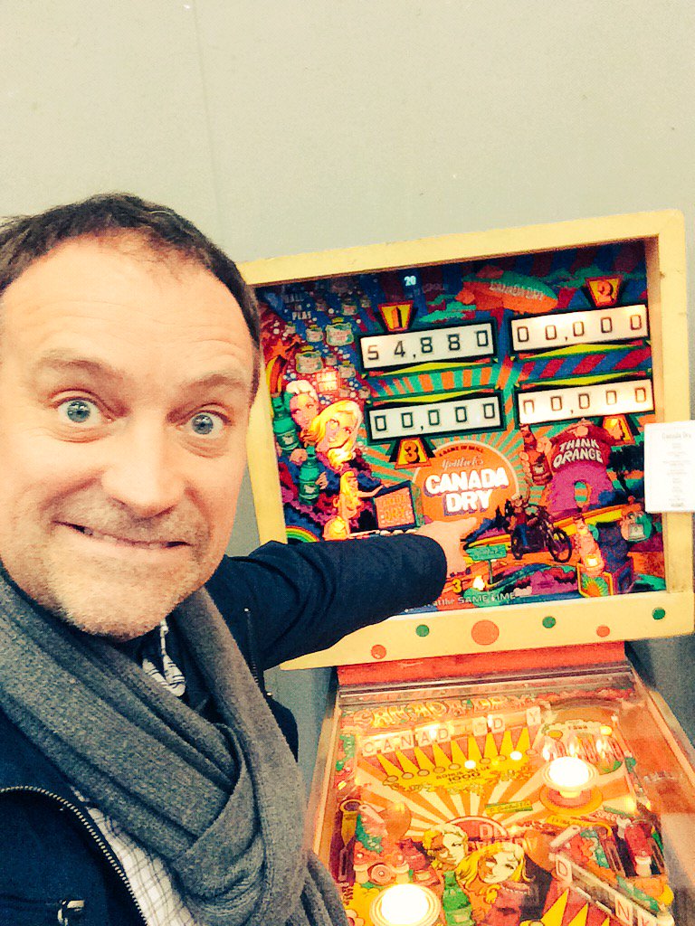 dhewlett's tweet photo. Going old school Canada Dry with the pinball machines at @TGSTOULOUSE! https://t.co/9jQFIfEFQN