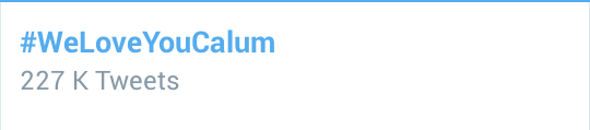 5sosupdates5s's tweet photo. #WeLoveYouCalum es tendencia global!! Ojala y Calum lo vea y se de cuenta que siempre estaremos aqui para el!❤-S✌ https://t.co/kupIKlU8A2