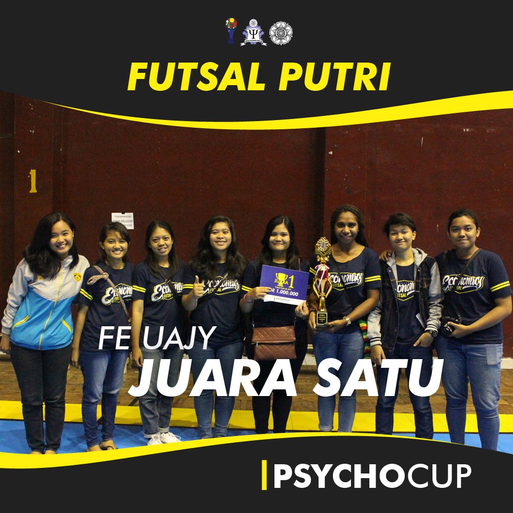 Berikut juara futsal putri Psychocup 2015