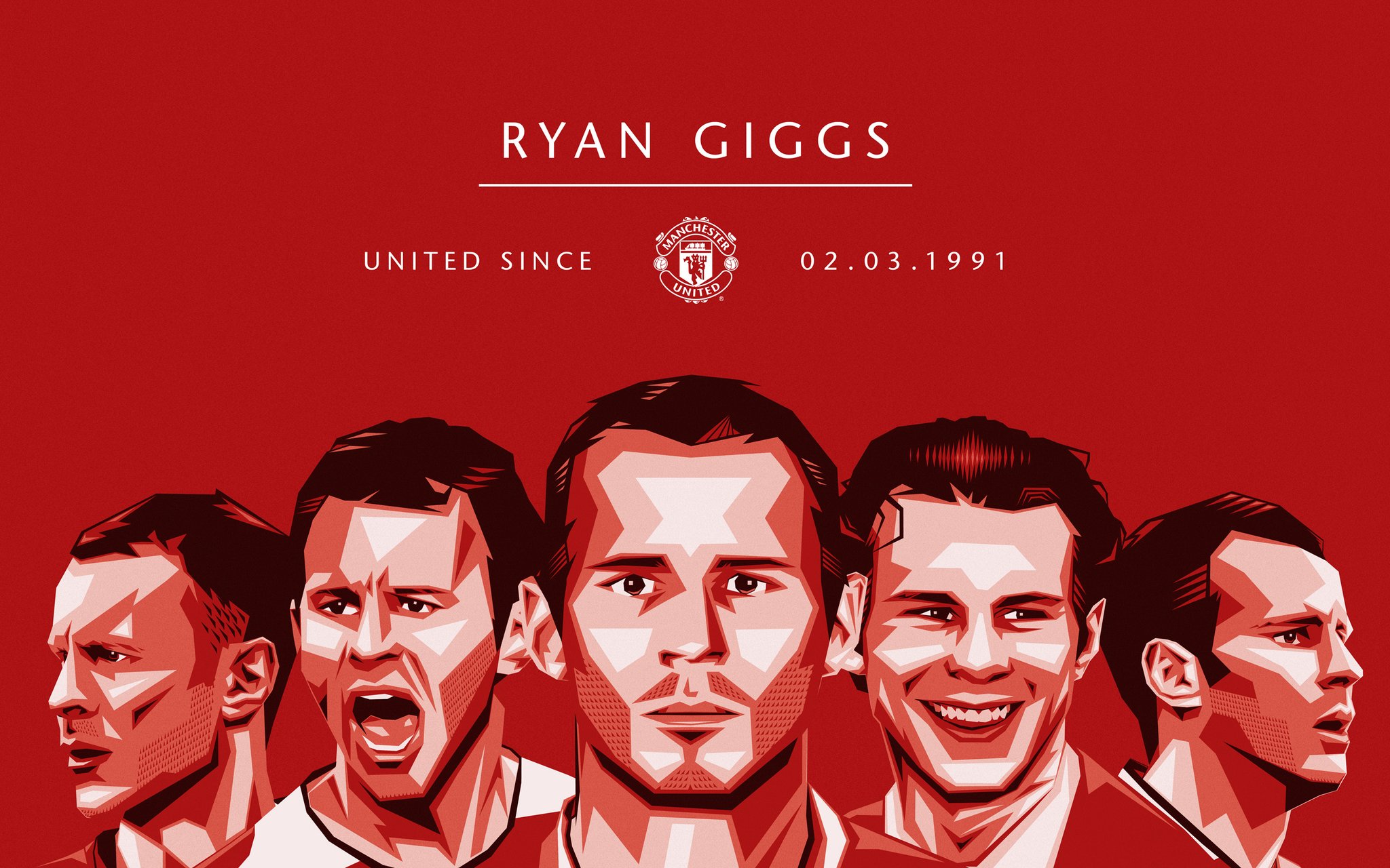 Happy Birthday to Ryan Giggs,The person who has committed his life to this Club. 24 Years & still continuing. 