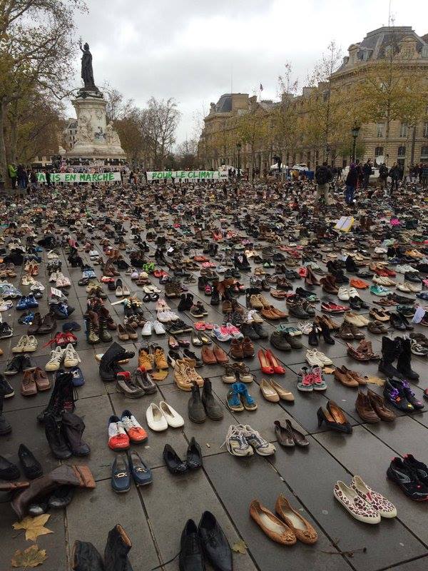 GroupAnon's tweet photo. Marches are banned?
So here is an alternative.
Place de la Republic Paris.. #cop21 #climatemarch https://t.co/BJvkmARlhk
