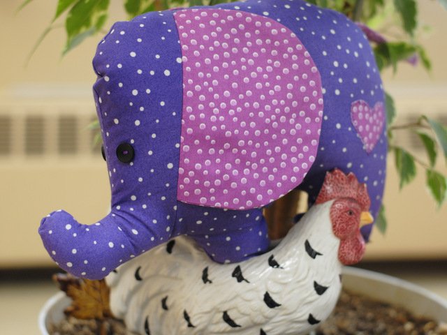 RASweetness's tweet image. Handmade gifts are the bestest. Helped make these cute elephants for some special kids w/@YEGrepairathon team!