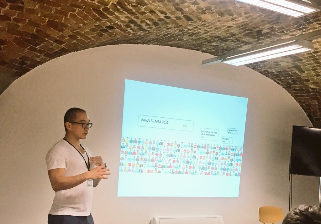 LBSHackathon's tweet photo. Fintech Prodigies building a community to engage between borrowers and lenders. @ProdigyFinance #lbshack2016 https://t.co/Em07EUXo7m